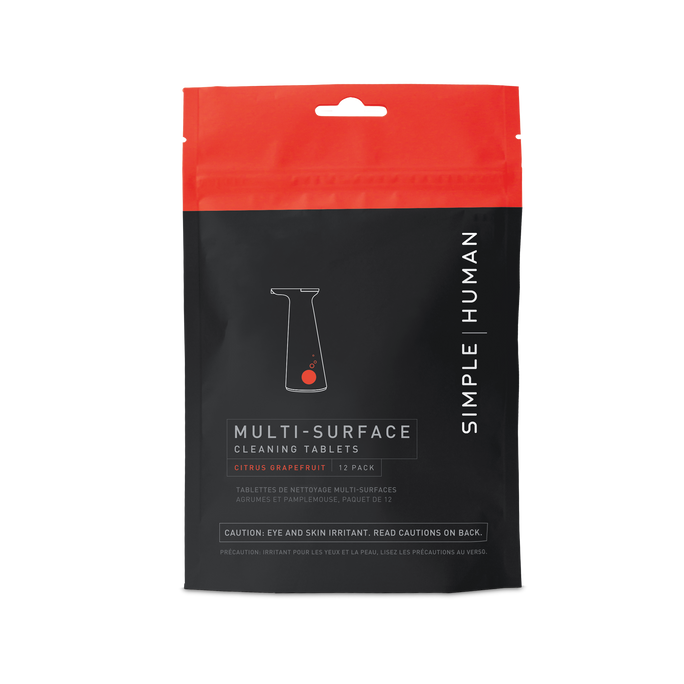 tablettes nettoyantes multi-surface au pamplemousse et aux agrumes