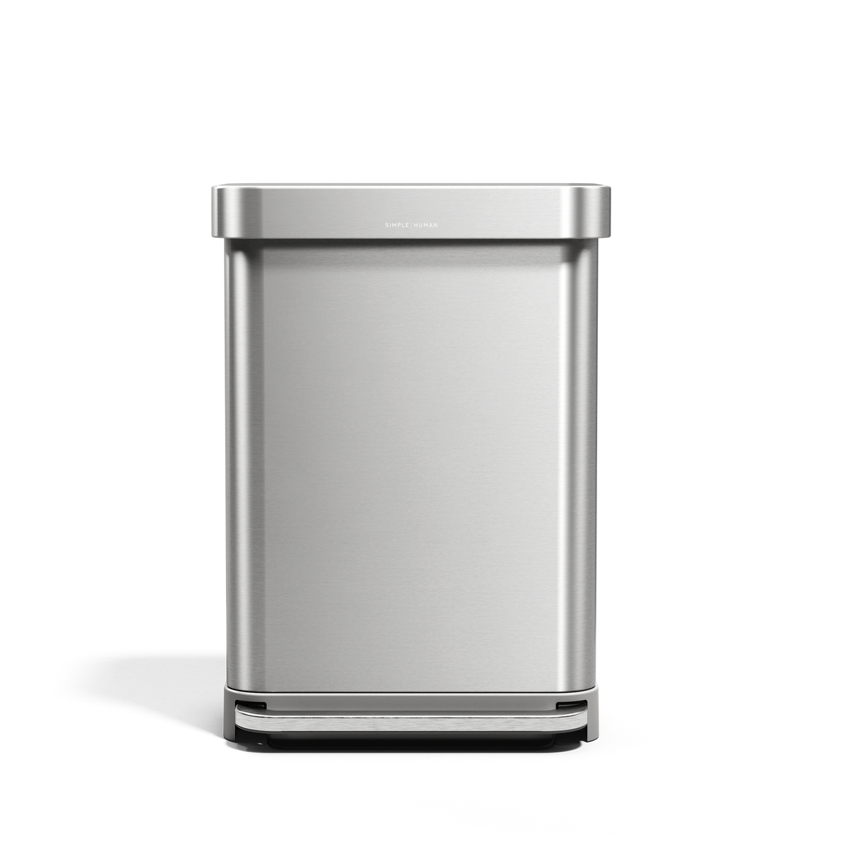 55L rectangular step can with liner pocket - simplehuman 55L rectangular step can with liner pocket - simplehuman
