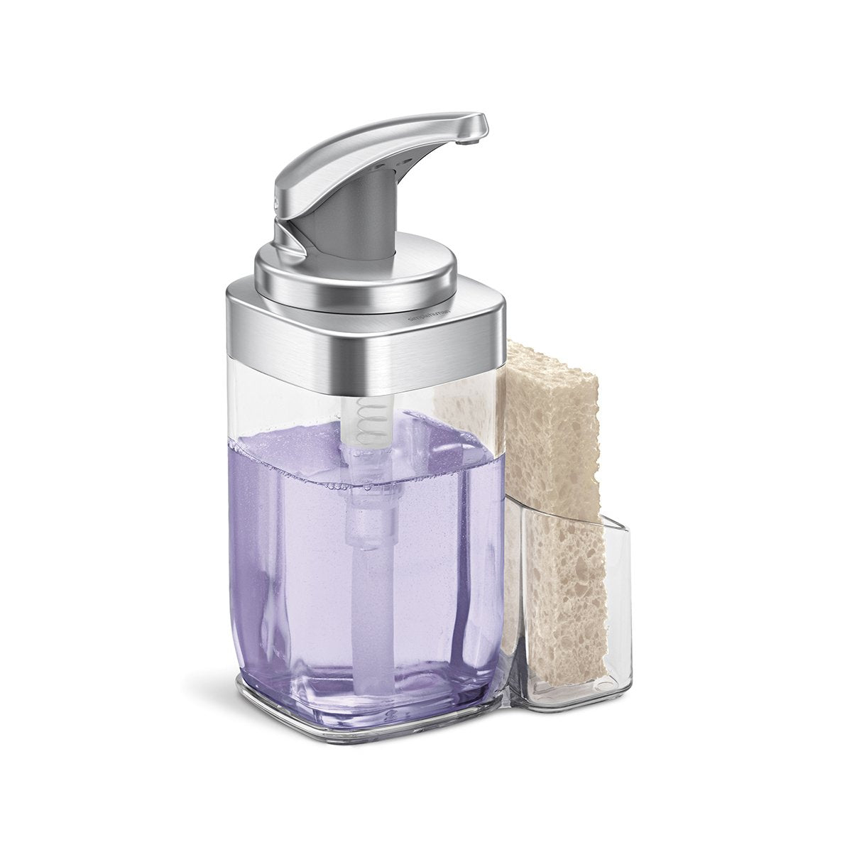 650 ml square push pump + caddy product support