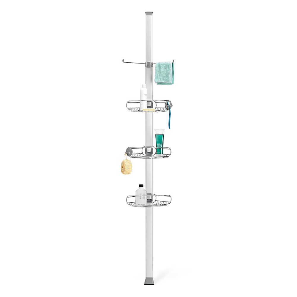 Tension Shower Caddy, 9 Ft.