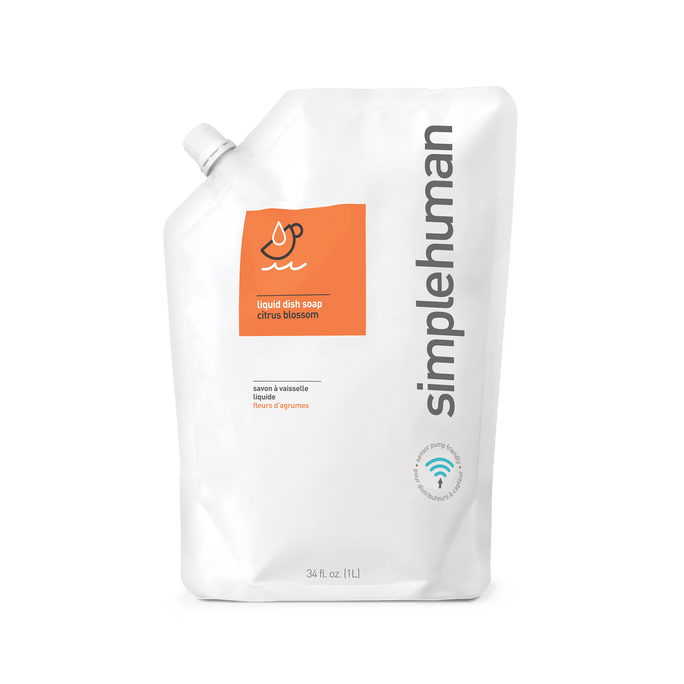 recharge de savon liquide à la fleur d'agrumes