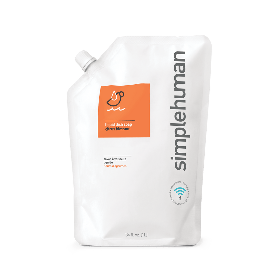 recharge de savon liquide à la fleur d'agrumes