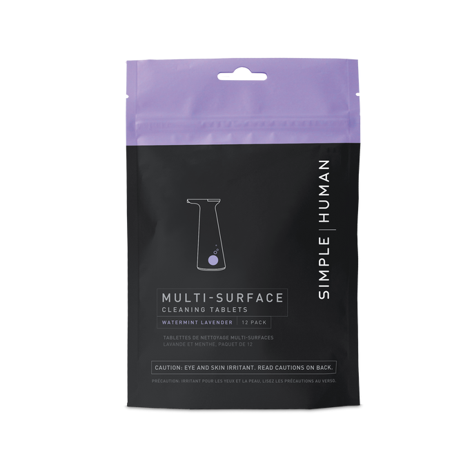 tablettes nettoyantes multi-surface à la menthe aquatique et à la lavande