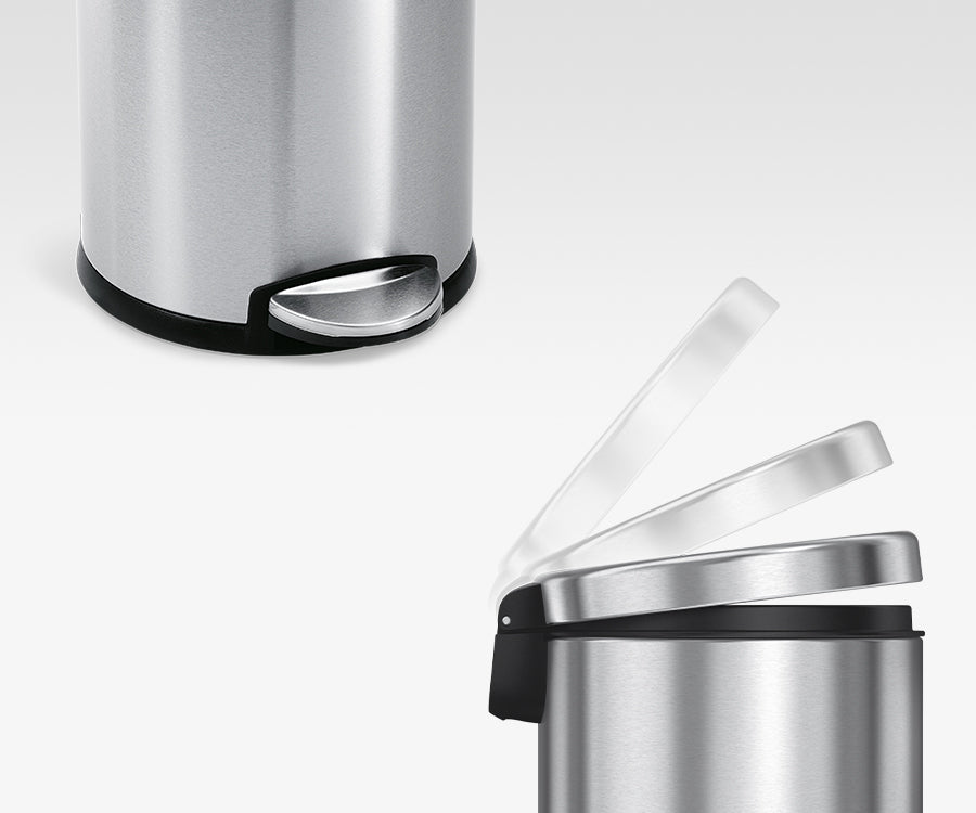 4.5L round step can - simplehuman