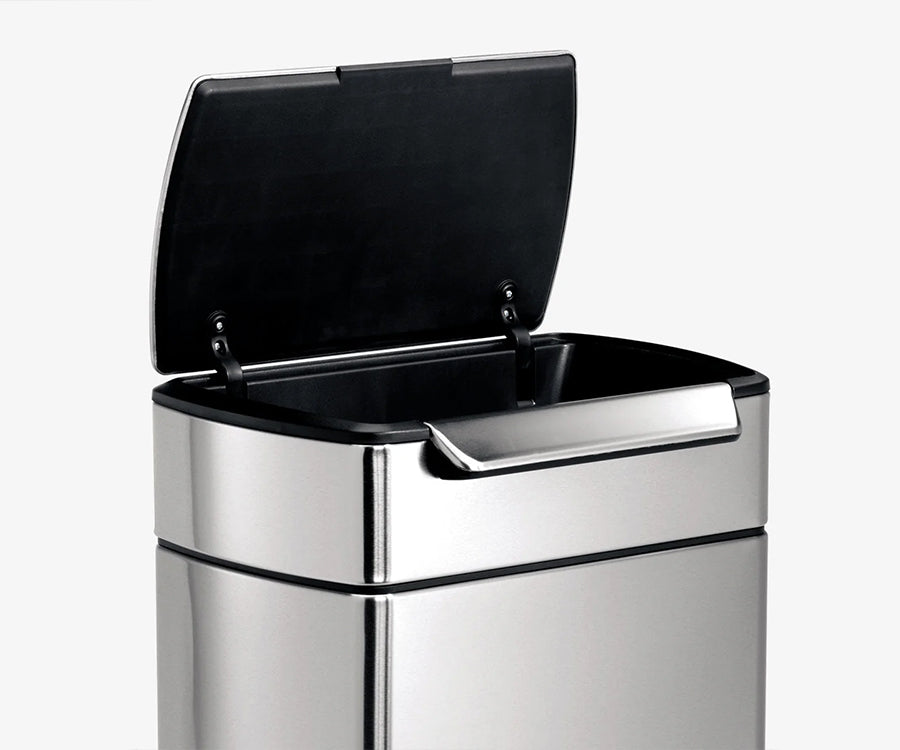 simplehuman 48L レクタンギュラー タッチバーカン 48L Dual Compartment Rectangular Touch-Bar Can - Simplehuman