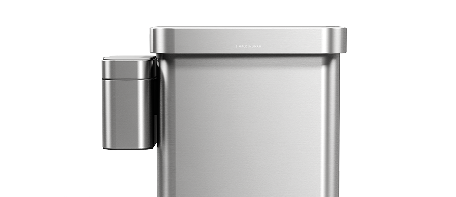 compost caddy - brossé