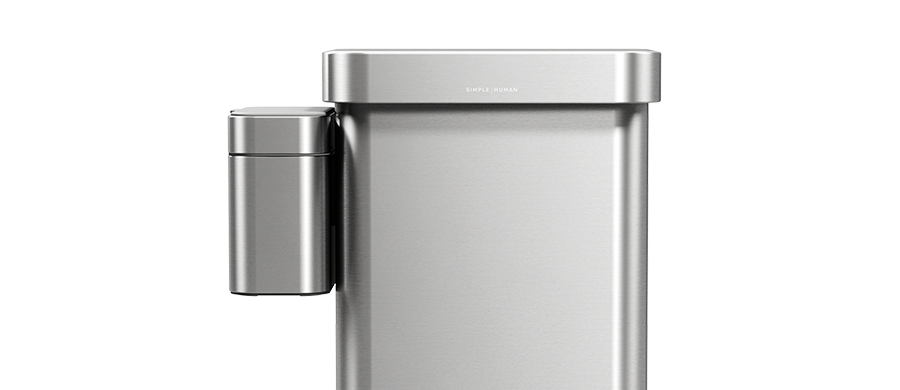 compost caddy - brossé