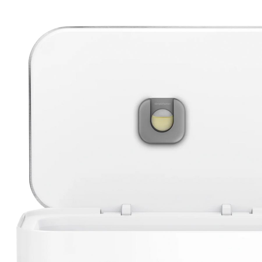 poubelle rectangulaire à pédale 45 litres, avec réserve à sacs