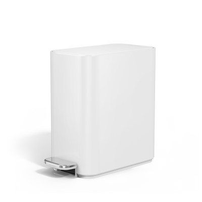 5L Slim Step CanWhite