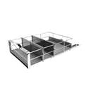 Organisateur Coulissant Pour Armoire De Cuisine - Support Métal Chromé, Tiroir Extrait Facilement - 8