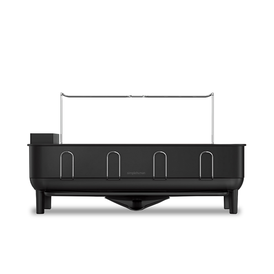 égouttoir à cadre en acier avec porte-verres à vin