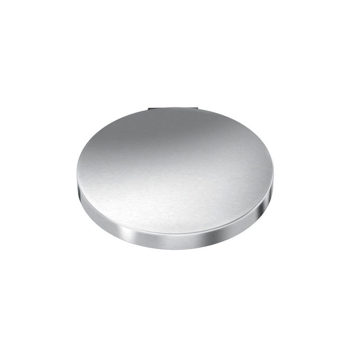 lid, brushed stainless steel [SKU:pd0270]