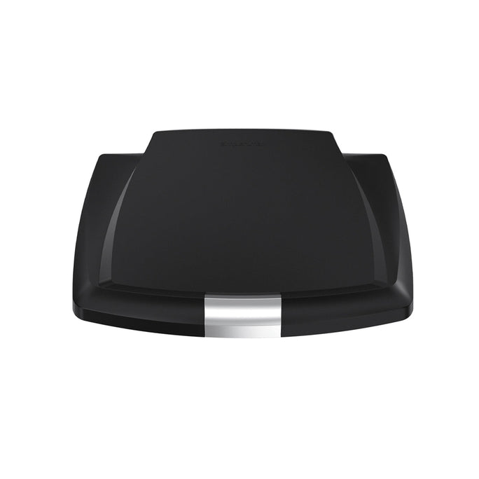 black plastic rectangular lid with slide lock [SKU:pd0295]