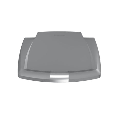 rectangular grey plastic lid 