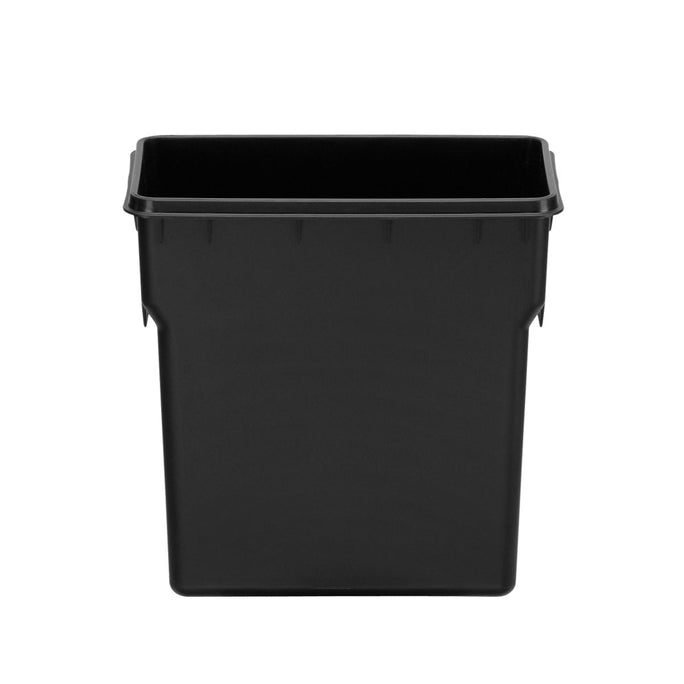 10L black plastic trash bucket [SKU:pd5009]