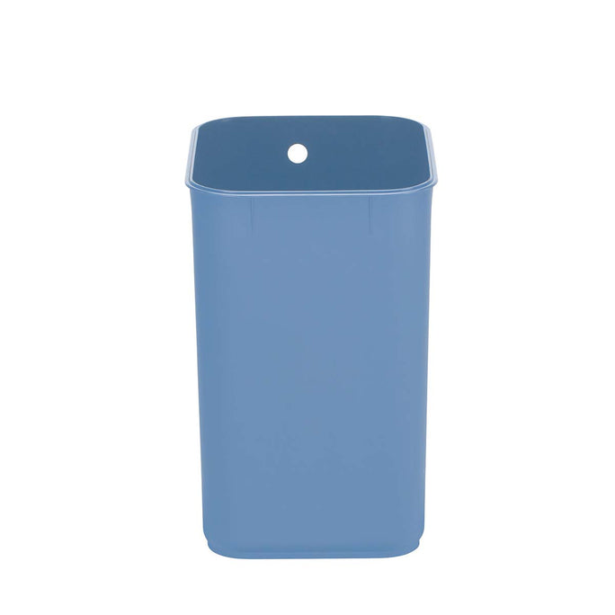20L blue plastic trash bucket - main image