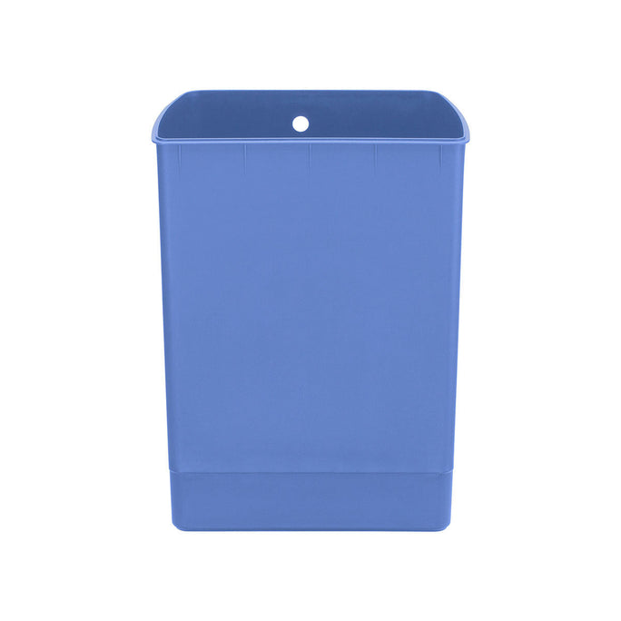 30L blue plastic trash bucket [SKU:pd5021] - main image