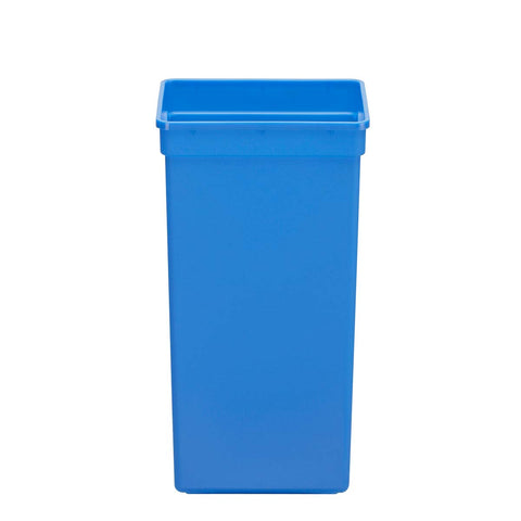 bac de recyclage en plastique bleu de 15 L 