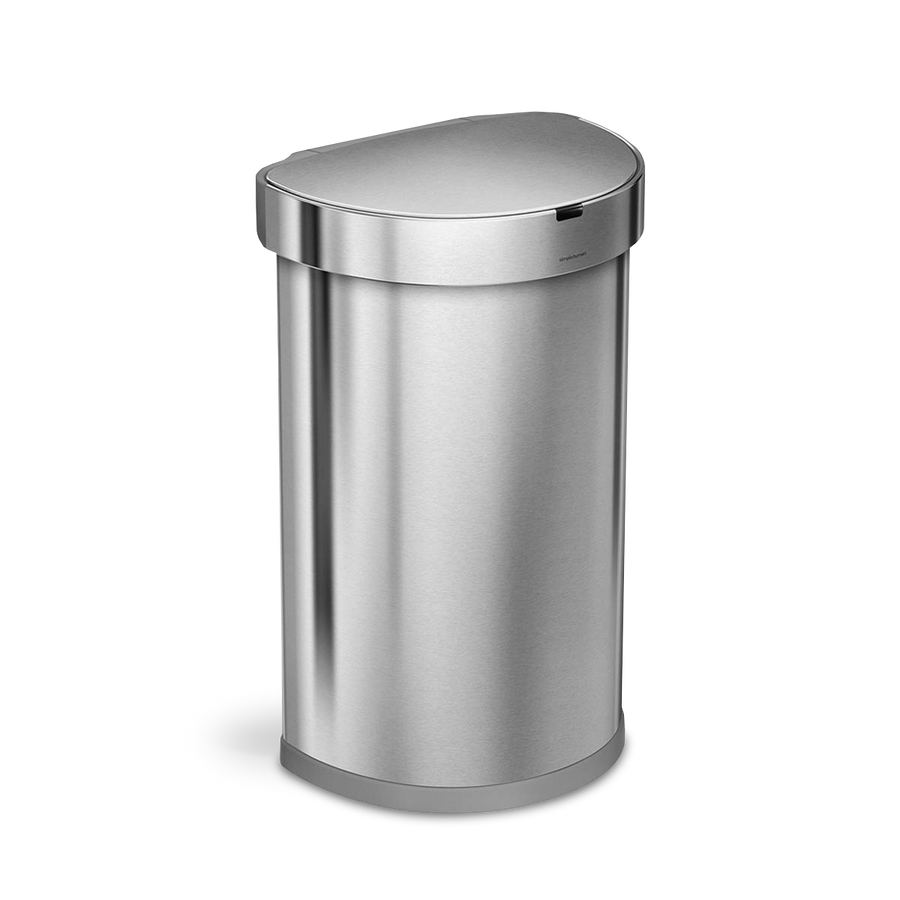 poubelle demi-lune à capteur 45 litres