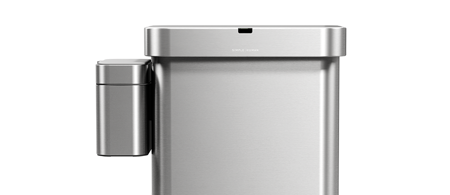 compost caddy - brossé