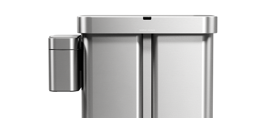 compost caddy - brossé