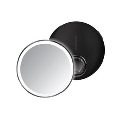 miroir à capteur compact, acier inoxydable or rose