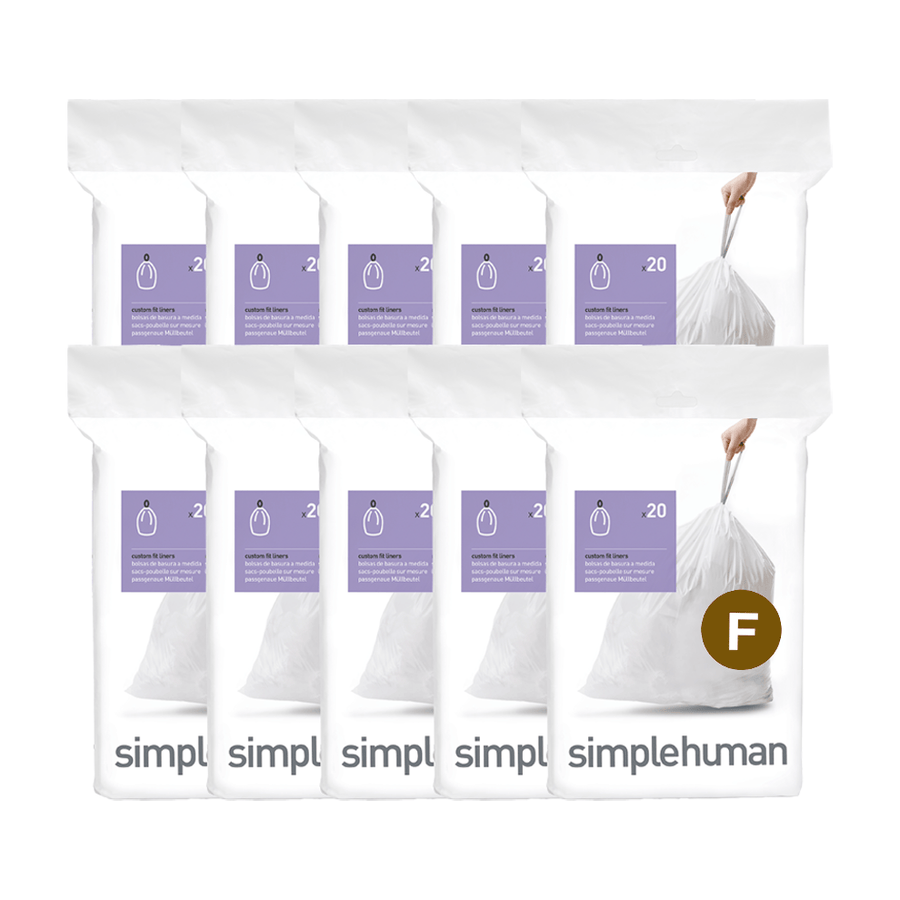 sacs poubelle sur mesure, code F