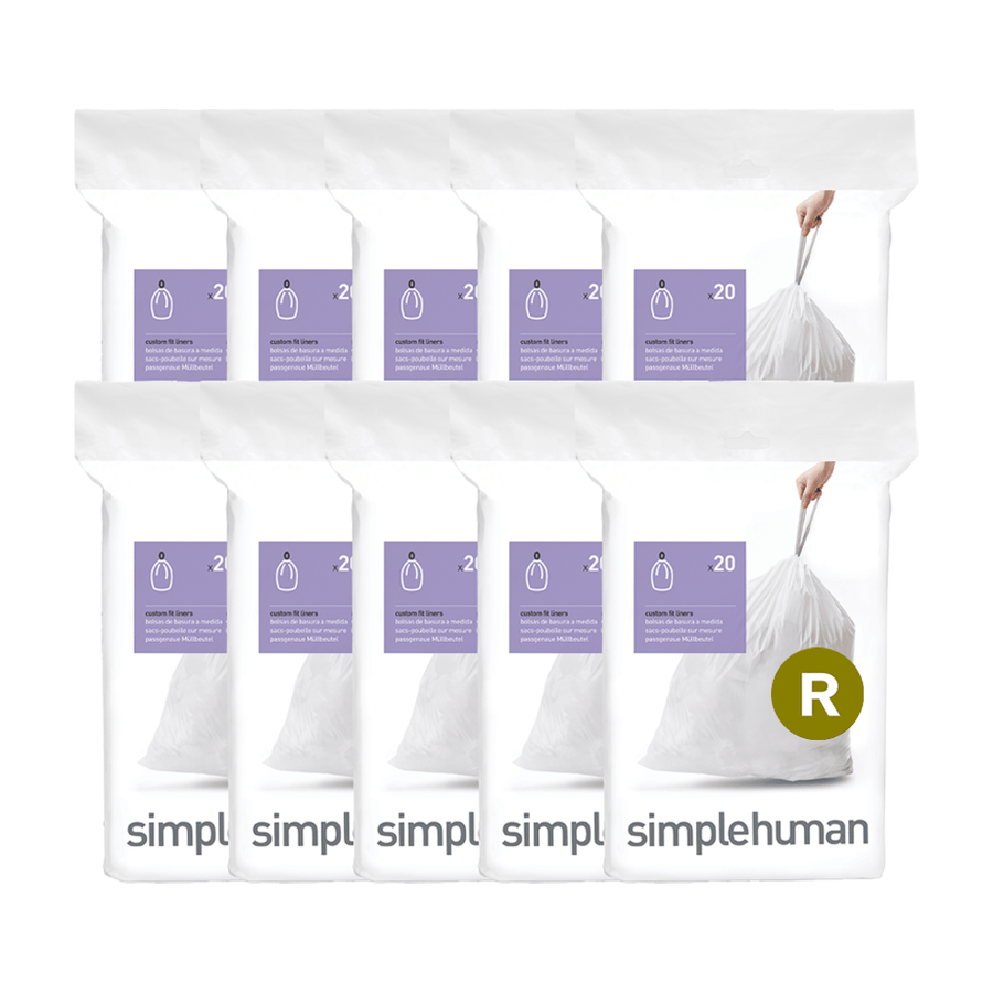 sacs poubelle sur mesure, code R