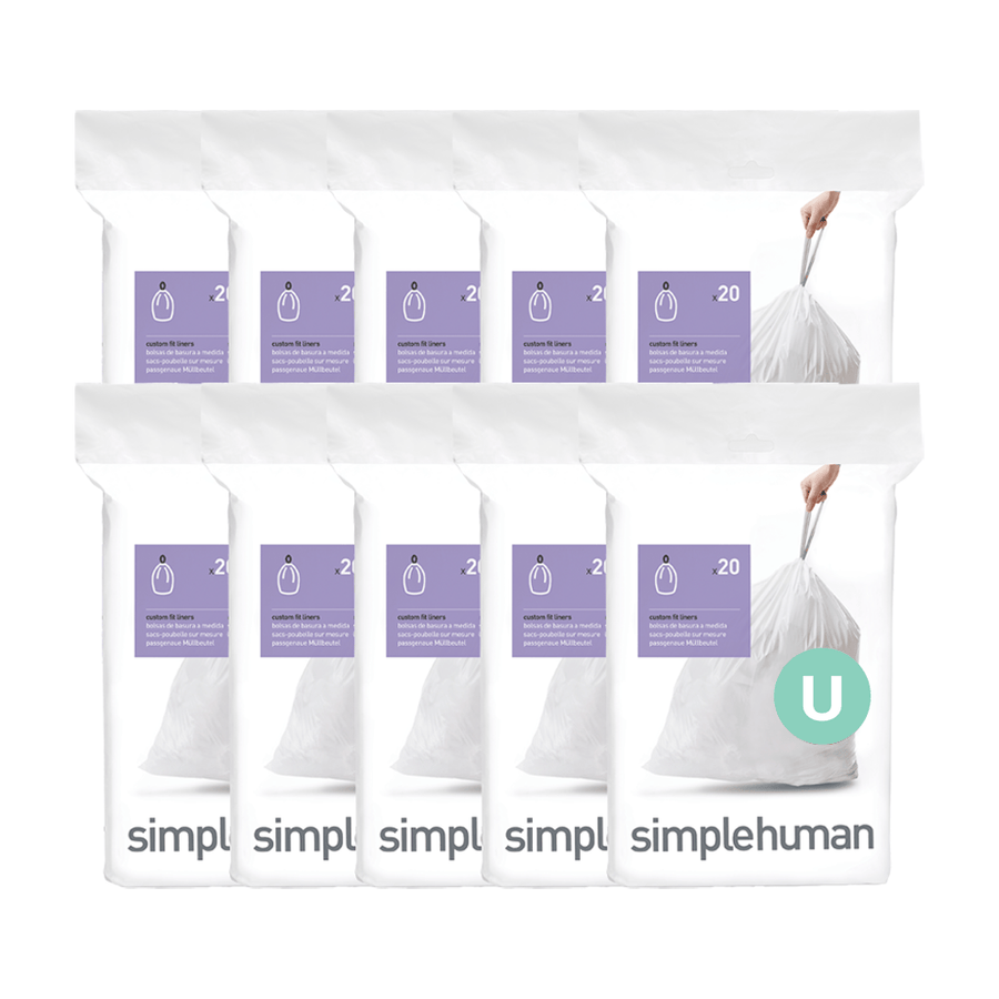 sacs poubelle sur mesure, code U