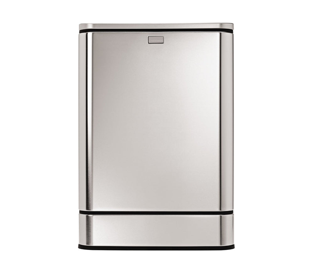 gen1 40L rectangular steel sensor trash can