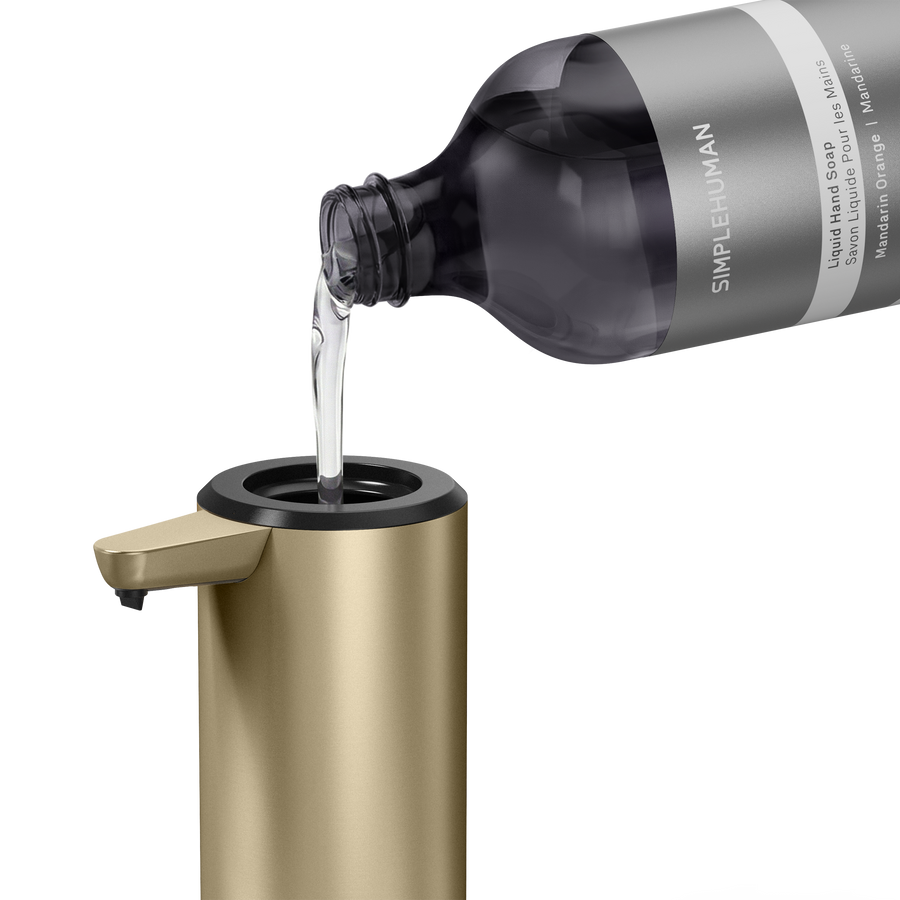 rechargeable liquid soap sensor pump - simplehuman rechargeable liquid soap sensor pump - simplehuman