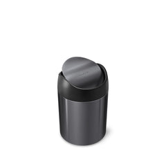 mini can - black stainless steel w/ black trim - main image